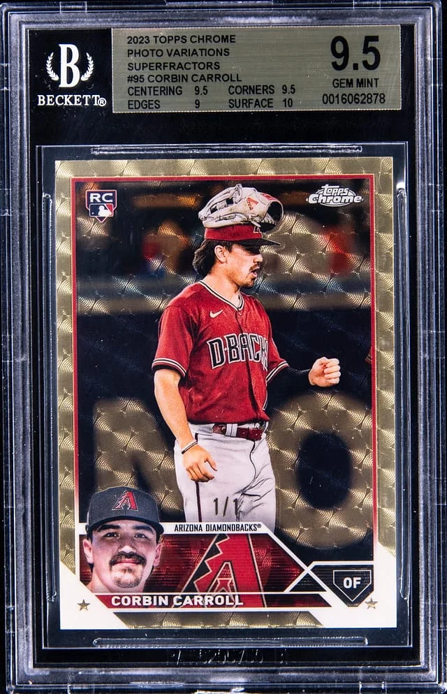 2023 Topps Chrome Corbin Carroll #95 card image