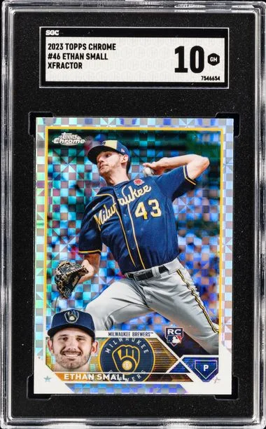 2023 Topps Chrome Ethan Small Xfractor #46 card image
