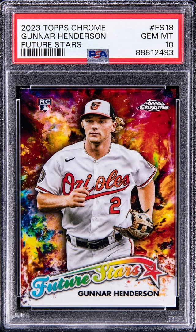 2023 Topps Chrome Gunnar Henderson Future Stars #FS-18 card image