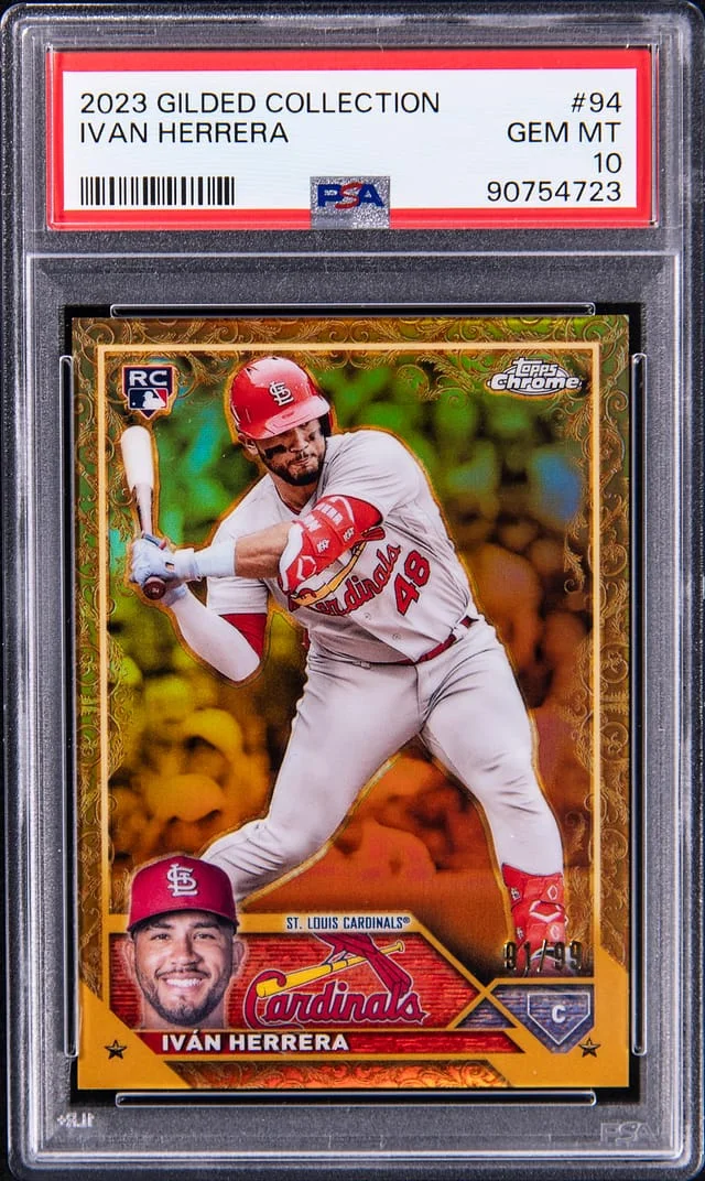 2023 Topps Chrome Ivan Herrera Gilded Collection #94 card image