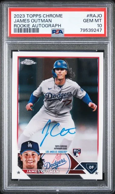 2023 Topps Chrome James Outman Autograph #RA-JO card image