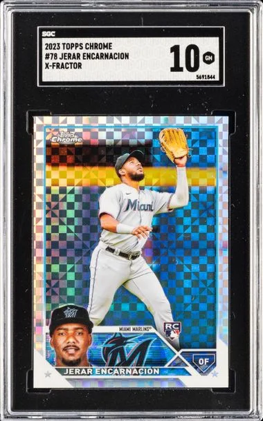 2023 Topps Chrome Jerar Encarnacion X-Fractor #78 card image