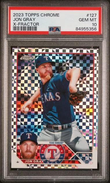 2023 Topps Chrome Jon Gray X-Fractor #127 card image