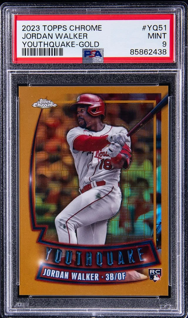 2023 Topps Chrome Jordan Walker Youthquake Gold #YQ51 card image