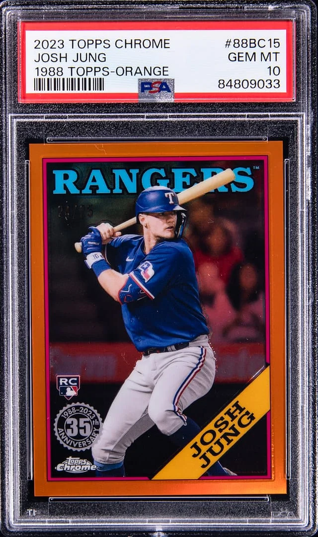 2023 Topps Chrome Josh Jung 1988 Topps Baseball #88BC15 card image