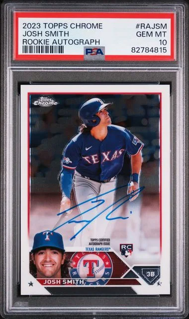 2023 Topps Chrome Josh Smith Autograph #RAJSM card image