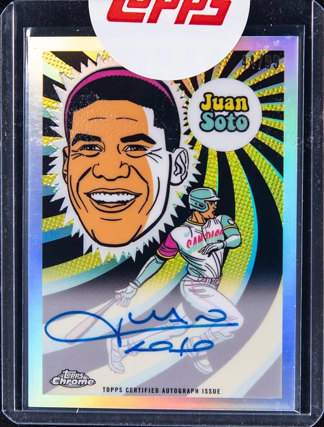 2023 Topps Chrome Juan Soto Ultraviolet All-Stars Autographs #UVA-JS card image