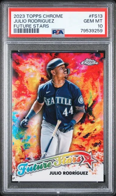 2023 Topps Chrome Julio Rodriguez Future Stars #FS-13 card image