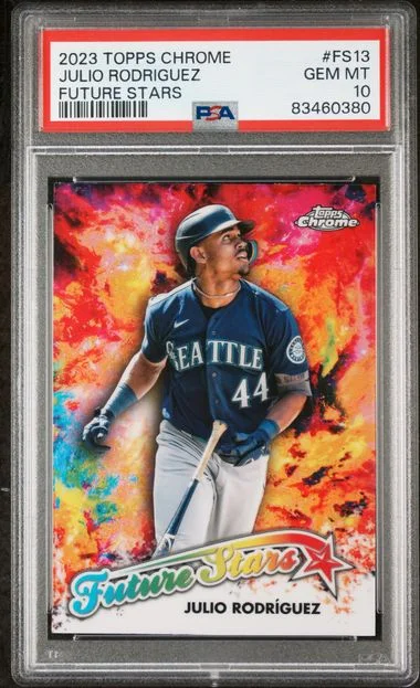 2023 Topps Chrome Julio Rodriguez Future Stars #FS13 card image