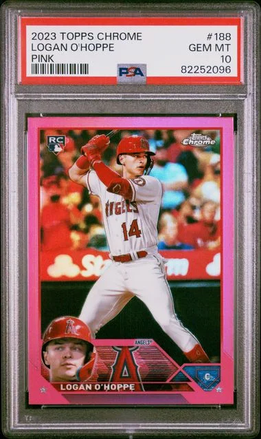 2023 Topps Chrome Logan O'Hoppe Prism #188 card image