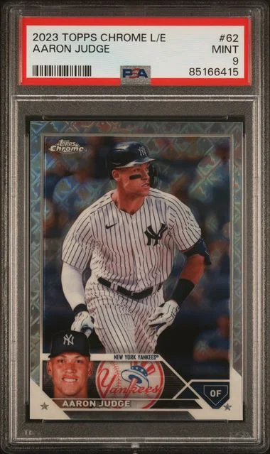 2023 Topps Chrome Logofractor Aaron Judge Edition #62 card image