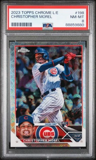 2023 Topps Chrome Logofractor Christopher Morel Edition #198 card image