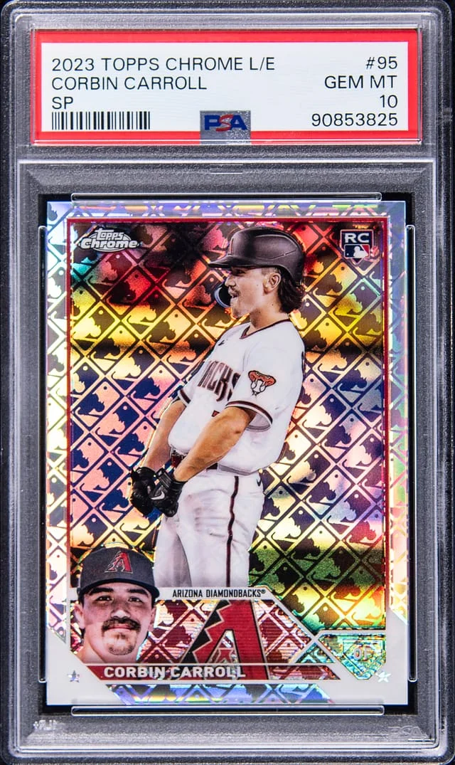 2023 Topps Chrome Logofractor Corbin Carroll Edition #95 card image