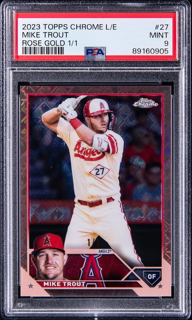 2023 Topps Chrome Logofractor Mike Trout Edition #27 card image