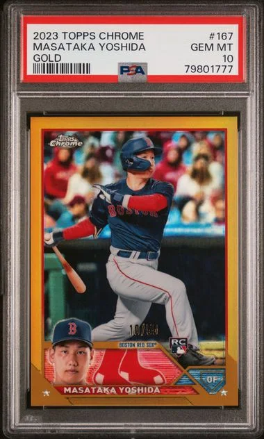 2023 Topps Chrome Masataka Yoshida Gold #167 card image