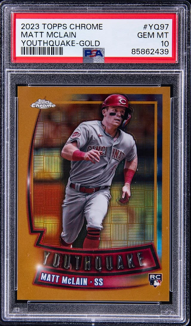 2023 Topps Chrome Matt Mclain Youthquake Update-Green #YQ97 card image