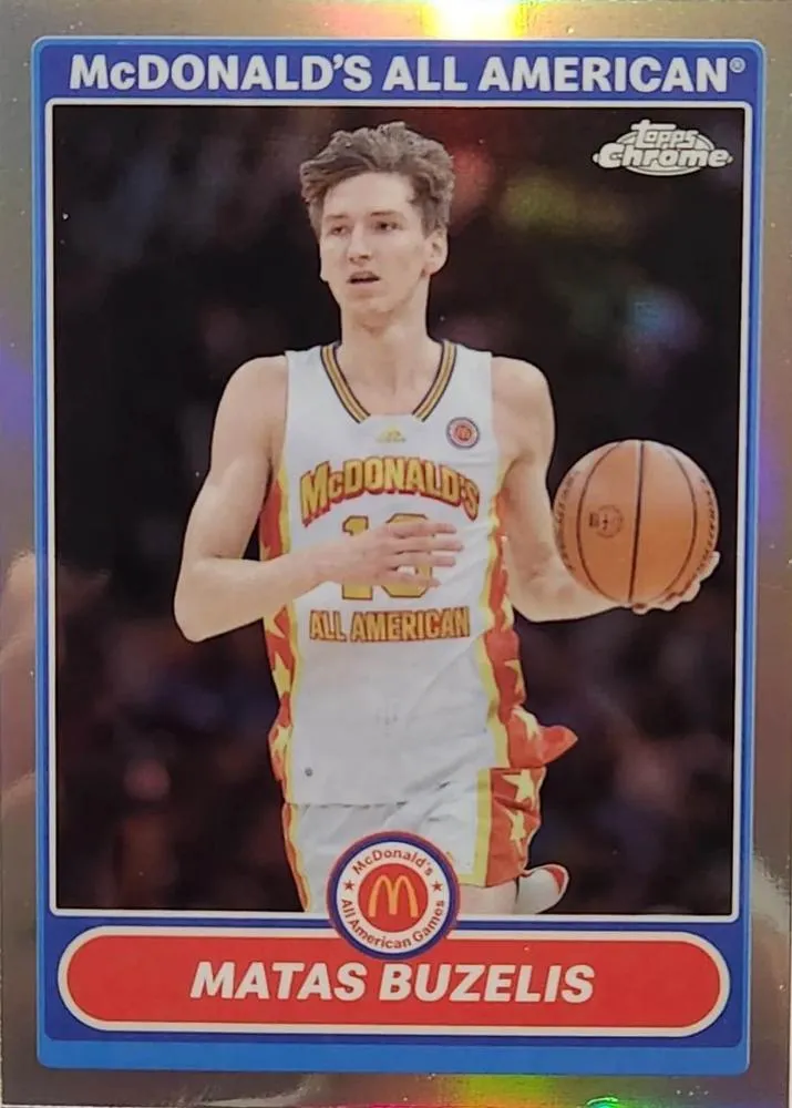2023 Topps Chrome McDonald's All American Matas Buzelis 2007 Topps McDonald’s All American #2K7-9 card image