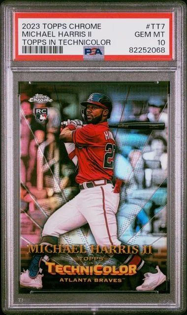 2023 Topps Chrome Michael Harris II Topps In Technicolor #TT7 card image