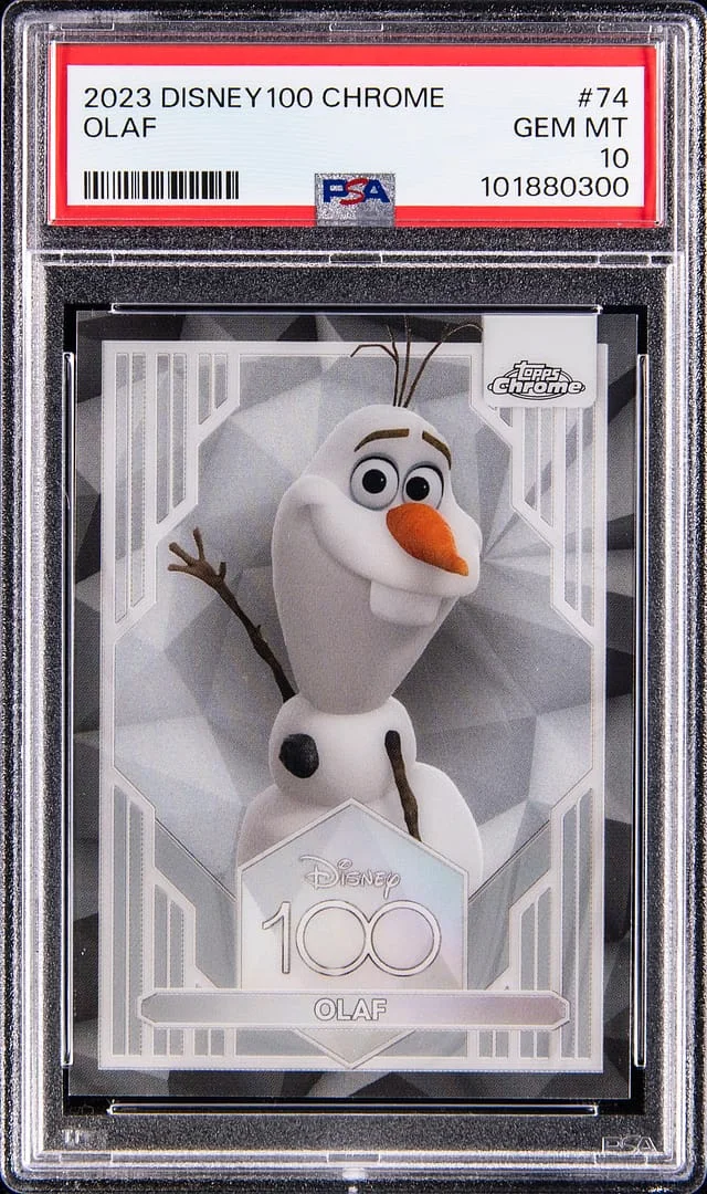 2023 Topps Chrome Olaf Disney 100 #74 card image