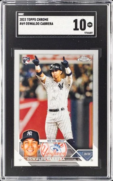2023 Topps Chrome Oswaldo Cabrera #69 card image