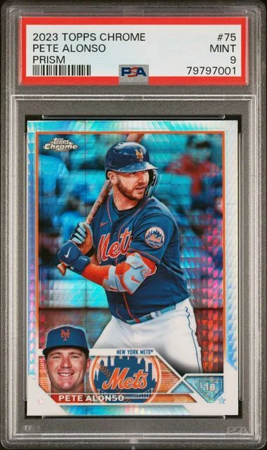 2023 Topps Chrome Pete Alonso Prism #75 card image