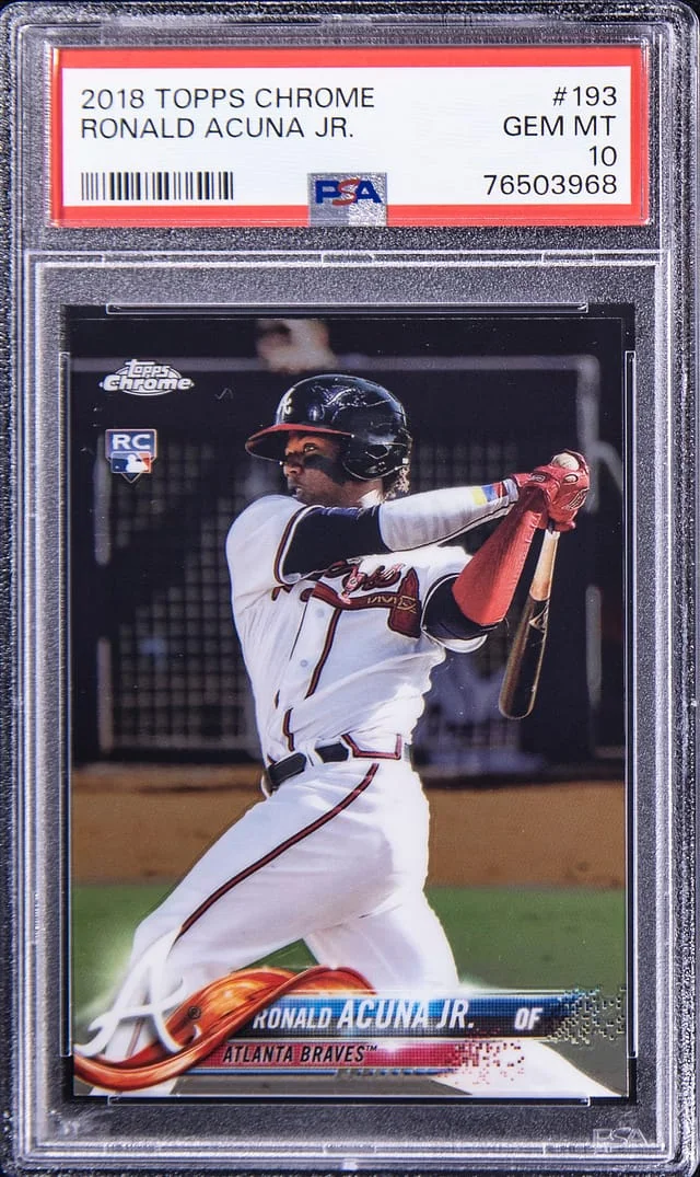 2023 Topps Chrome Ronald Acuna Jr. #193 card image