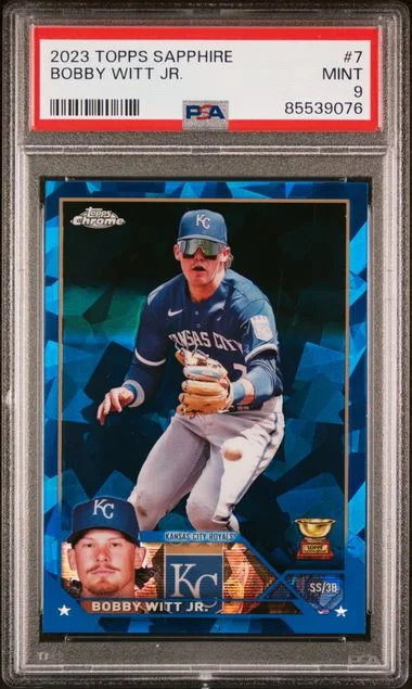2023 Topps Chrome Sapphire Bobby Witt Jr. #7 card image