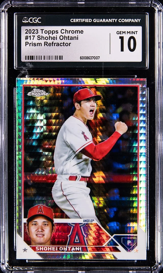 2023 Topps Chrome Shohei Ohtani #17 card image