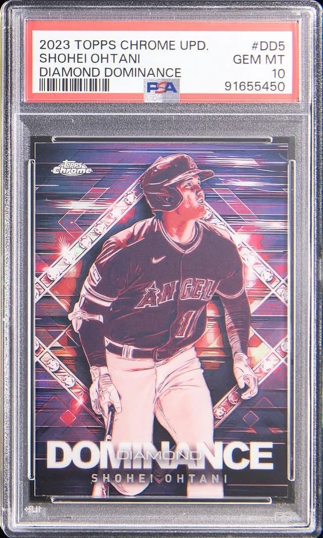 2023 Topps Chrome Shohei Ohtani Diamond Dominance #DD-5 card image