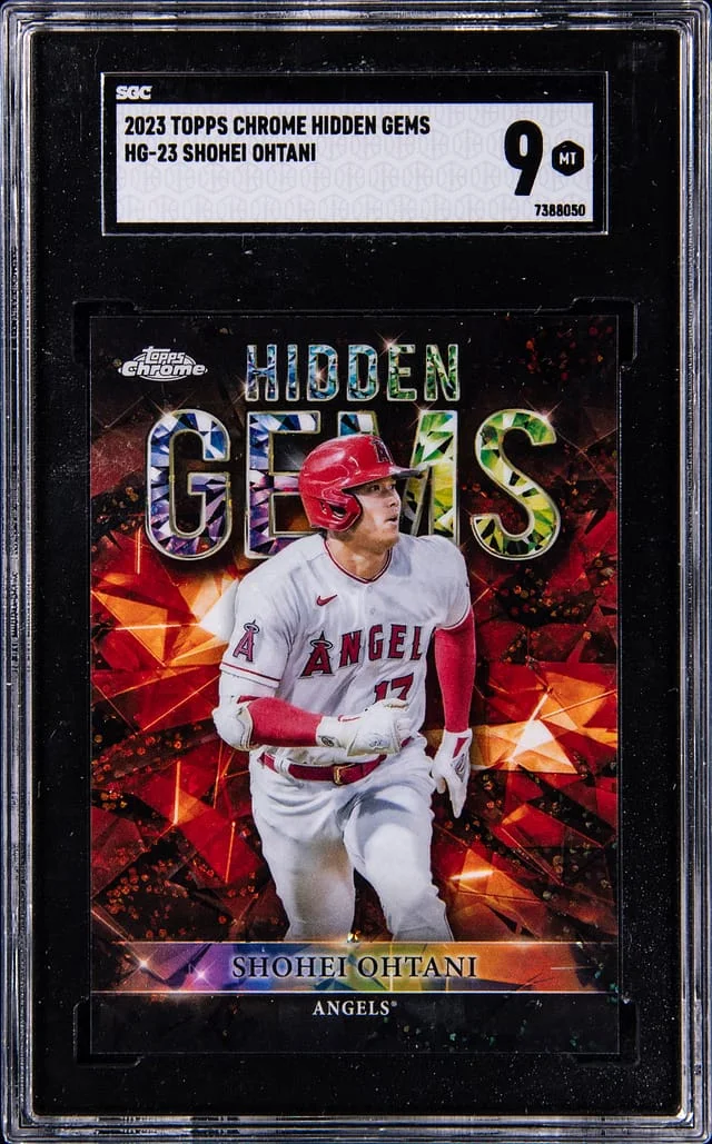 2023 Topps Chrome Shohei Ohtani Hidden Gems #HG-23 card image