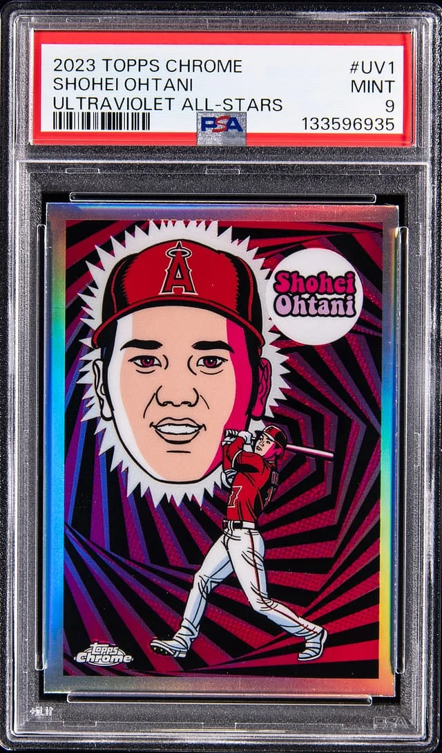 2023 Topps Chrome Shohei Ohtani Ultraviolet All-Stars #UV-1 card image