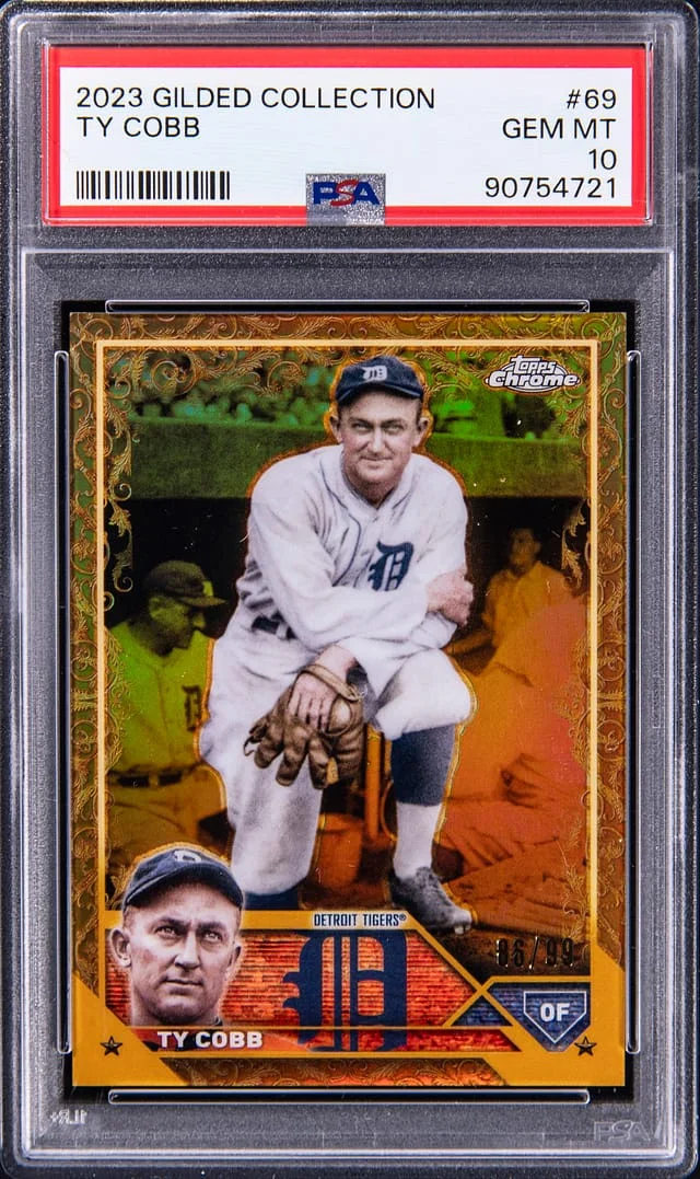 2023 Topps Chrome Ty Cobb Gilded Collection #69 card image