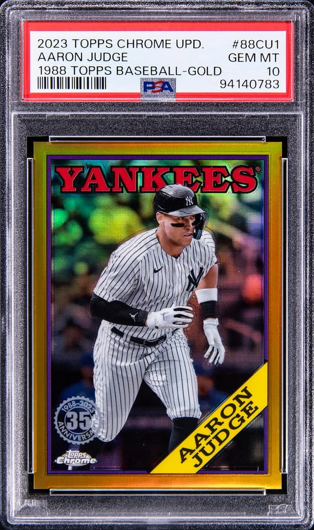 2023 Topps Chrome Update Aaron Judge 1988 Topps Baseball #88CU1 card image
