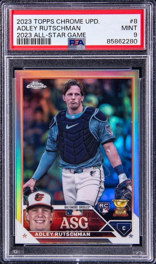 2023 Topps Chrome Update Adley Rutschman All-Star Game #8 card image