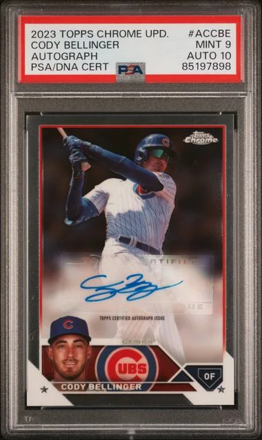 2023 Topps Chrome Update Cody Bellinger Autograph #ACCBE card image
