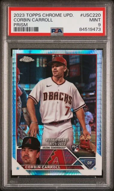 2023 Topps Chrome Update Corbin Carroll #USC220 card image