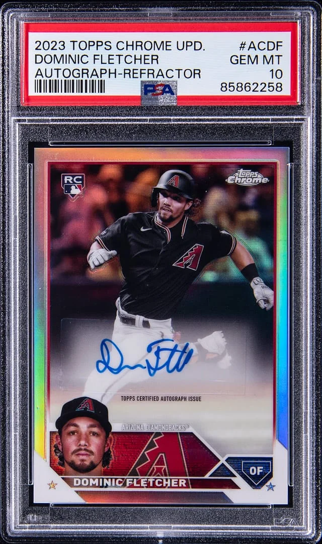 2023 Topps Chrome Update Dominic Fletcher Autograph #ACDF card image