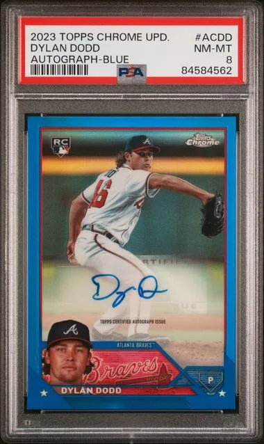 2023 Topps Chrome Update Dylan Dodd Autograph Blue #ACDD card image