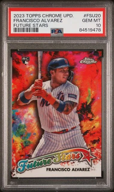 2023 Topps Chrome Update Francisco Alvarez Future Stars #Fsu20 card image