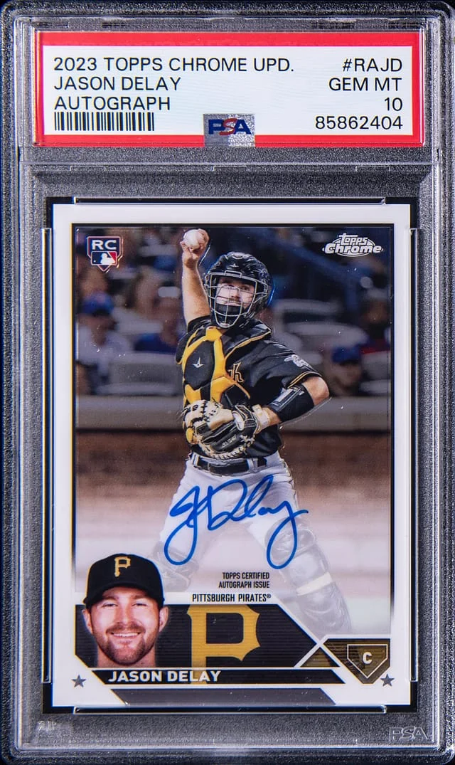 2023 Topps Chrome Update Jason Delay Autograph #RAJD card image
