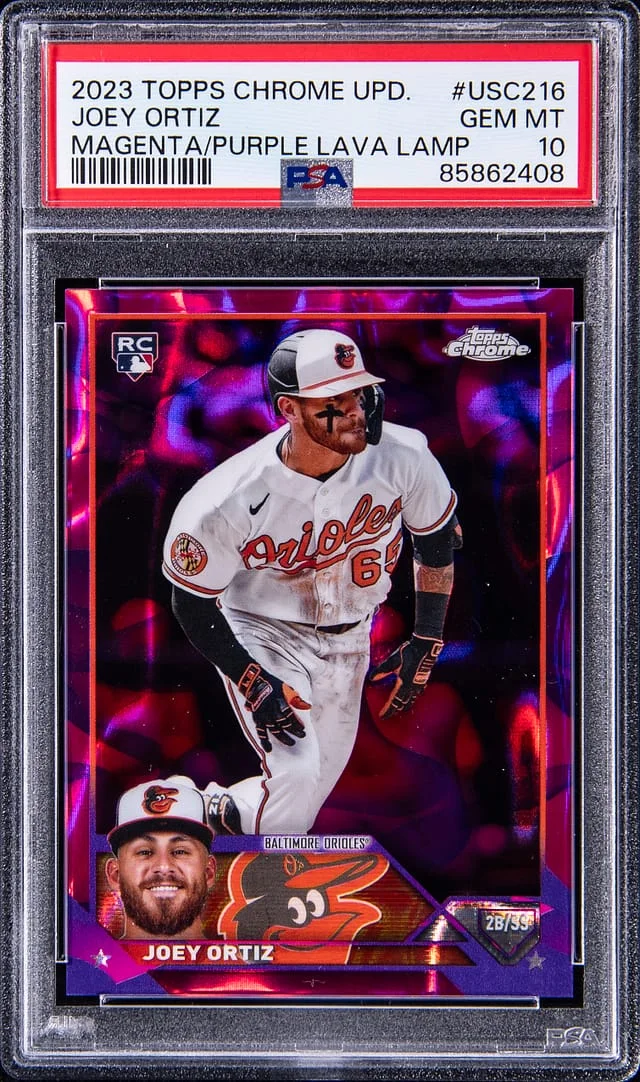 2023 Topps Chrome Update Joey Ortiz Red #USC216 card image