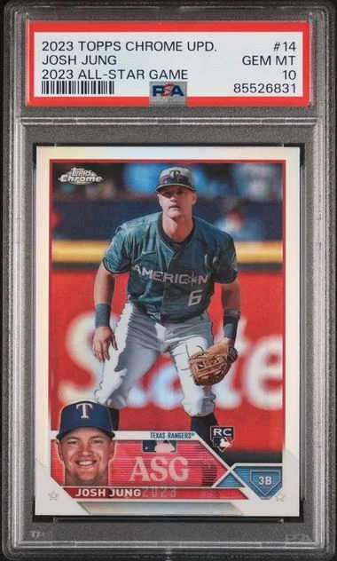 2023 Topps Chrome Update Josh Jung 2023 All-Star Game #14 card image