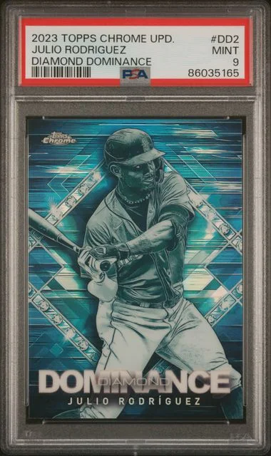 2023 Topps Chrome Update Julio Rodriguez Diamond Dominance #DD-2 card image