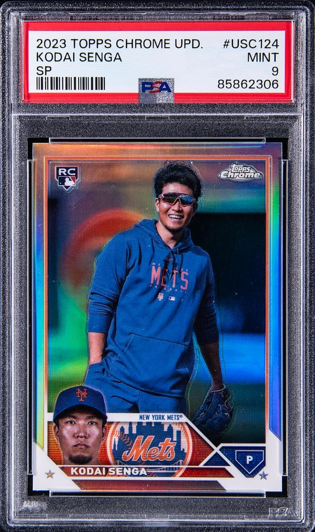 2023 Topps Chrome Update Kodai Senga SP #USC124 card image