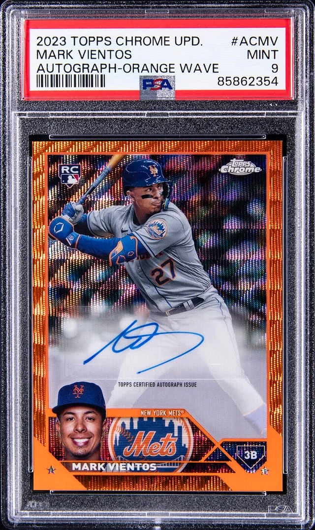 2023 Topps Chrome Update Mark Vientos Autographs Refractor #ACMV card image