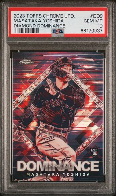 2023 Topps Chrome Update Masataka Yoshida Diamond Dominance #DD9 card image