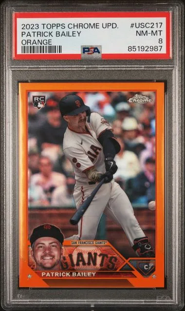 2023 Topps Chrome Update Patrick Bailey Orange #USC217 card image