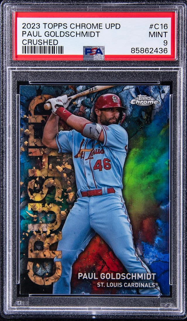 2023 Topps Chrome Update Paul Goldschmidt Crushed #C16 card image