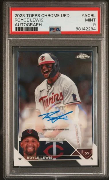 2023 Topps Chrome Update Royce Lewis Autograph #AC-RI card image