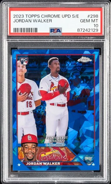 2023 Topps Chrome Update Sapphire Jordan Walker Edition #298 card image